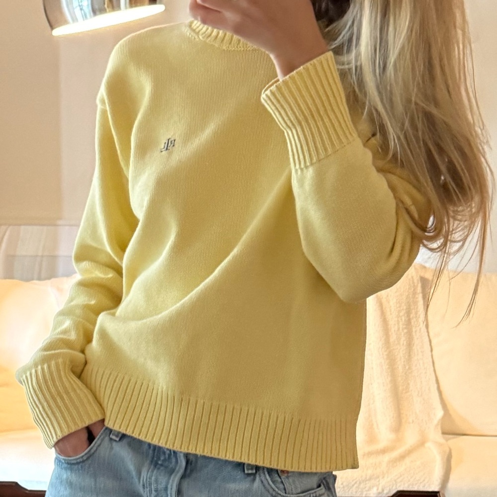 Lauren Ralph Lauren butter yellow Knit Sweater